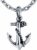 Anchor Necklace – Solid Heavyweight Anchor Pendant Crafted in Sterling Silver with 24″ Necklace Chain