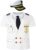 Novelty Mens Boat Captain T Shirts, Yacht Rock Nautical Cruise Uniform Party Costume Tee