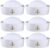 Boao 6 Pcs Halloween Sailor Costume Hats White Sailor Hat Captain Caps Nautical Hats Decor for Women Men Summer Sailor Costume Halloween Party Supplies