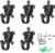 FANYUN 5 Pack Coat Hooks Wall Hooks, Turtle Decorative Wall Mounted Hooks Rustic Metal Hanger for Towel, Key Holder, Hanging Coats, Scarves, Bags, Purses, Backpacks Home Decor (Turtle)