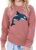 Dolphin Kids’ Raglan Sweatshirt – Ocean Inspired Sponge Fleece Sweatshirt – Themed Sweatshirt