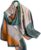 Aufeel Fashion Scarves 100% Satin Silk Scarf Long Lightweight Sunscreen Shawls Wraps for Women Hair Scarves