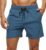 Tyhengta Men’s Swim Trunks Quick Dry Beach Shorts with Zipper Pockets and Mesh Lining