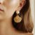 Doubnine Sea Shell Charm Cowrie Earrings Dangle Golden Mermaid Earrings Scallop Beach Retro Chic Women Girls Gift Ocean Jewelry