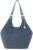 The Sak Roma Shopper In Crochet, Double Shoulder Straps, Maritime