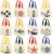 Kacctyen 24 Pcs Nautical Gift Bags Nautical Theme Party Favors Non Woven Fabric Anchor Tote Bags Nautical Reusable Shopping Bags Beach Favor Bags for Birthday Party Supplies,8.5 x 8 Inch