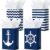 16 Set Nautical Party Paper Bags with Tissue Paper Nautical Gift Bags with Handles Nautical Candy Bags Marine Anchors Goody Treat Bags for Nautical Themed Birthday Party Supplies(Navy Style)